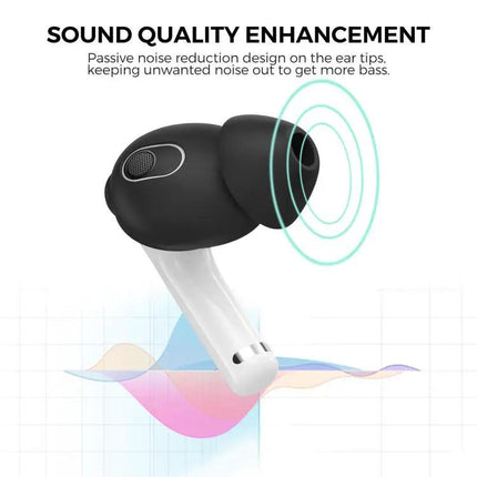 XDcase Silicone Ear Tips 3 Pairs Case Carabiner AirPods 4