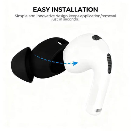 XDcase Silicone Ear Tips 3 Pairs Case Carabiner AirPods 4