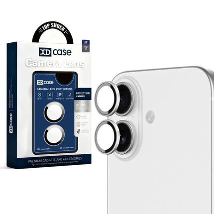 XDcase iPhone Lens Protector for Everyday Photography metal frame 9H tempered glass camera lens shield on iPhone