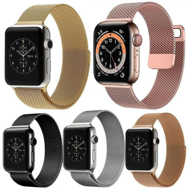 5-Pack XDFind Milanese Loop Magnetic Metal Watch Bands | Syndmart