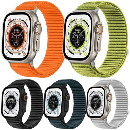 5-Pack xDfind Woven Nylon Hook-and-Loop Apple Watch Bands | Syndmart