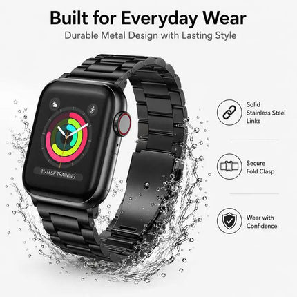 Stainless Steel 5-Pack Buckle Apple Watch Bands 38-49mm | Syndmart
