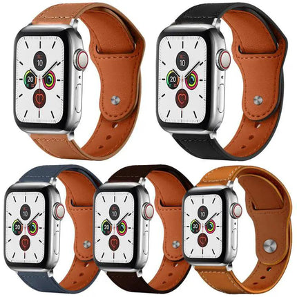 5-Pack xDfind Genuine Leather Watch Bands For Apple Watch | Syndmart
