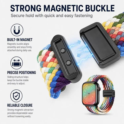 Apple Watch Nylon Band 5 Pack Magnetic Buckle Loop | Syndmart