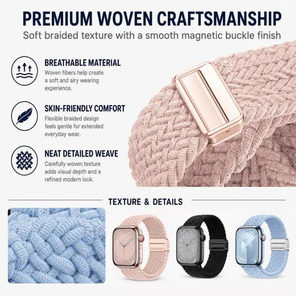 Apple Watch Nylon Band 5 Pack Magnetic Buckle Loop | Syndmart