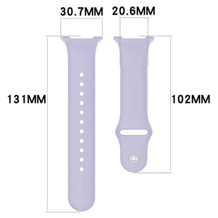 5-Pack Silicone Bands Reverse Buckle For Galaxy Watch 9/8 | Syndmart