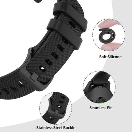 XDfind 5-Pack Silicone Watch Bands 18/20/22mm Plaid