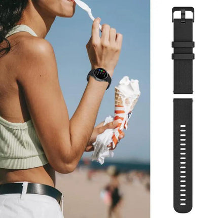XDfind 5-Pack Silicone Watch Bands 18/20/22mm Plaid