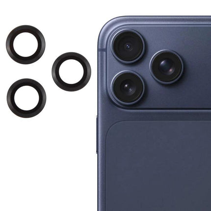 Camera Lens Protector for iPhone 17 Everyday Protection for Daily Phone Use and Photos black high-transparency ring protecting triple camera