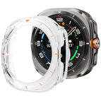 For Galaxy Watch Ultra2 2026 / 2025 / 1 2024 / Transparent + Orange
