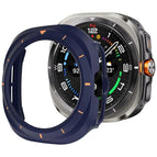 For Galaxy Watch Ultra2 2026 / 2025 / 1 2024 / Midnight Blue + Orange