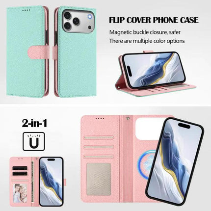 Vegan Leather Phone Case With Detachable Wallet