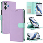 For iPhone 16 Plus / Purple Mint Green