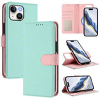 For iPhone 15 Plus / Mint Green Pink
