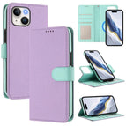 For iPhone 14 / Purple Mint Green