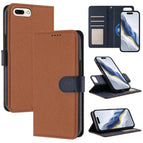 For iPhone 8 Plus / 7 Plus / Brown Dark Blue
