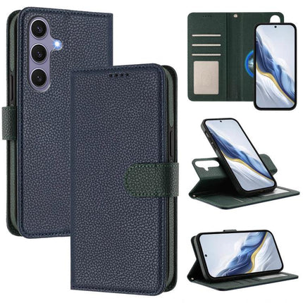 Vegan Leather Phone Case for Everyday Samsung Protection with detachable wallet, card slots, built-in stand and hand strap in pebble texture