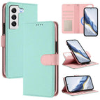 For Samsung Galaxy S22+ 5G / Mint Green Pink