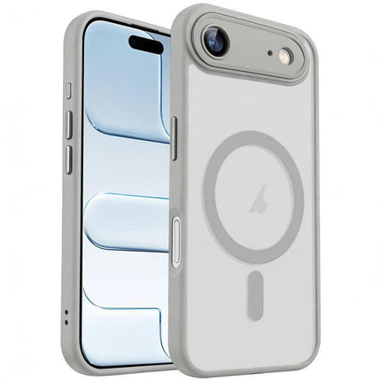 XDcase Frosted Magnetic Phone Case For Everyday Protection On Commutes And Outings showing frosted back, magnetic ring, raised camera lip and slim protective bumper