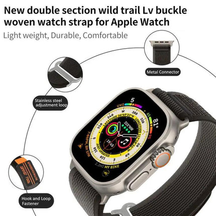 5-Pack Nylon Braided Apple Watch Bands Metal Buckle | Syndmart