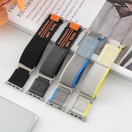 5-Pack Nylon Braided Apple Watch Bands Metal Buckle | Syndmart