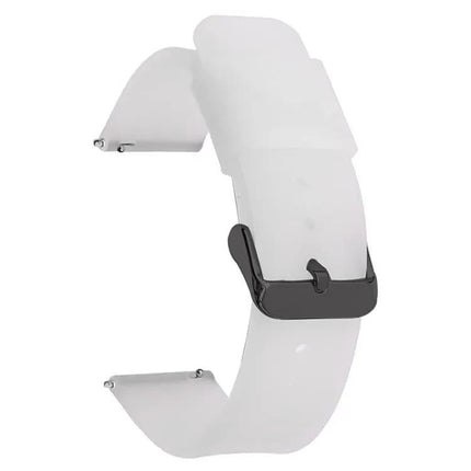 XDfind Silicone Watch Band 10mm 12mm Black Pin Buckle