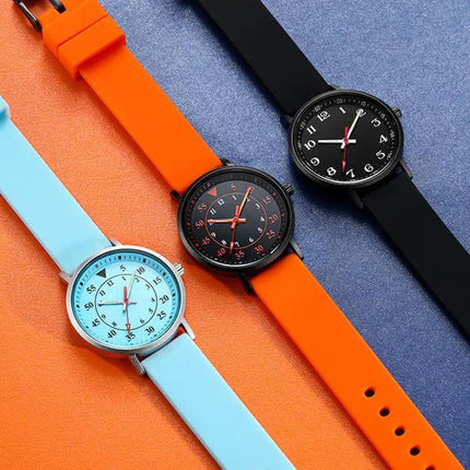 XDfind Silicone Watch Band 10mm 12mm Black Pin Buckle