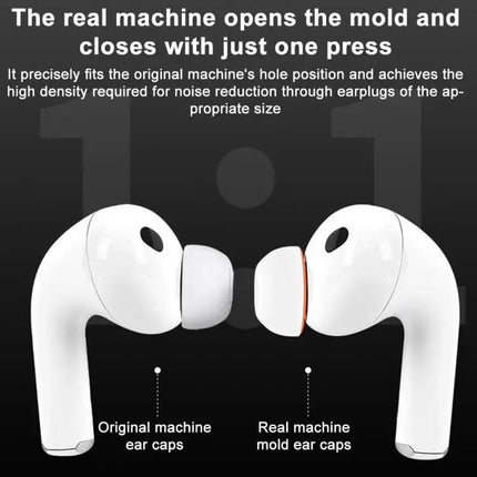 XDcase Silicone Earbud Tips 3 Pairs S/M/L White Orange