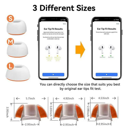 XDcase Silicone Ear Tips Replacement 3 Pairs S M L | SYNDMART