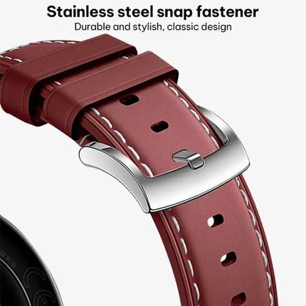 Vegan Leather Watch Band Cowhide Texture 18 20 22mm