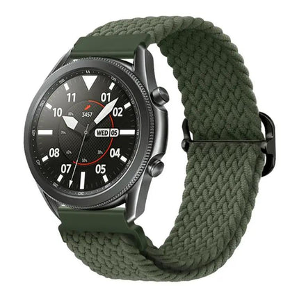Xdfind Nylon Braided Watch Band Sliding Buckle 20mm, 22mm