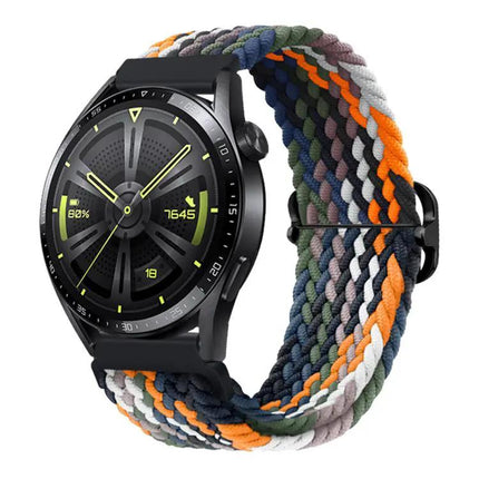 Xdfind Nylon Braided Watch Band Sliding Buckle 20mm, 22mm