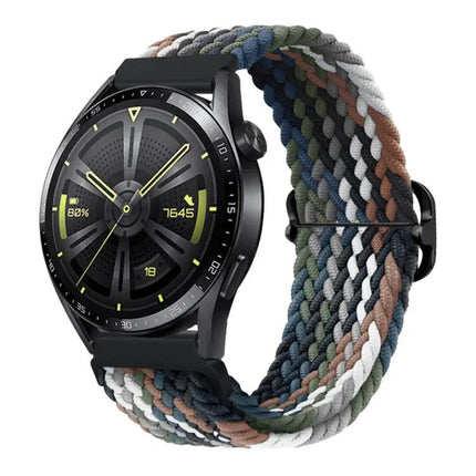 Xdfind Nylon Braided Watch Band Sliding Buckle 20mm, 22mm