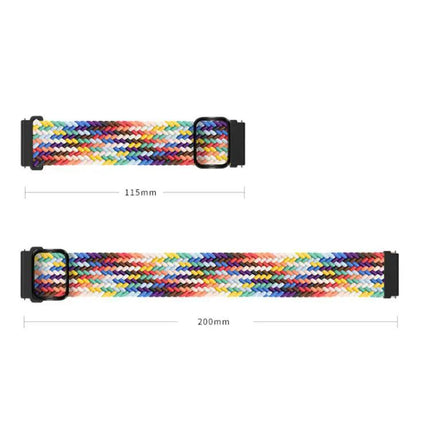 Xdfind Nylon Braided Watch Band Sliding Buckle 20mm, 22mm