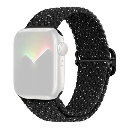 Nylon Braided Sliding Buckle Watch Band for Apple Watch | Syndmart