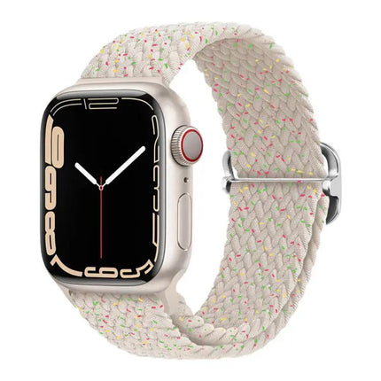 Nylon Braided Sliding Buckle Watch Band for Apple Watch | Syndmart