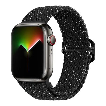 Nylon Braided Sliding Buckle Watch Band for Apple Watch | Syndmart