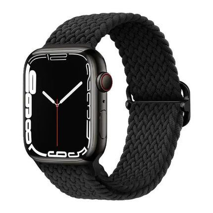 Nylon Braided Sliding Buckle Watch Band for Apple Watch | Syndmart