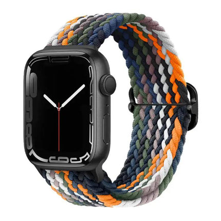 Nylon Braided Sliding Buckle Watch Band for Apple Watch | Syndmart