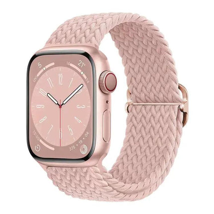 Nylon Braided Sliding Buckle Watch Band for Apple Watch | Syndmart