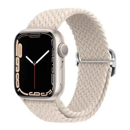 Nylon Braided Sliding Buckle Watch Band for Apple Watch | Syndmart