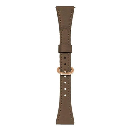 XDFind Vegan Leather Watch Band 18mm 20mm Flat-Head