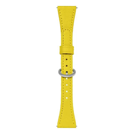 XDFind Vegan Leather Watch Band 18mm 20mm Flat-Head