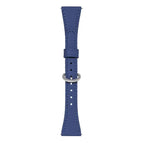 18mm / Dark Blue+Silver Buckle