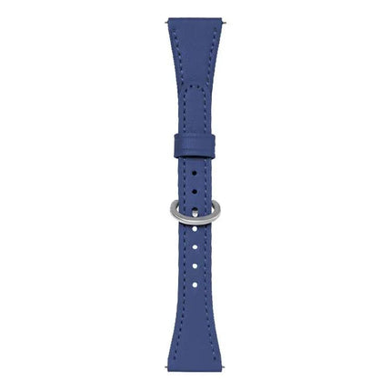 XDFind Vegan Leather Watch Band 18mm 20mm Flat-Head