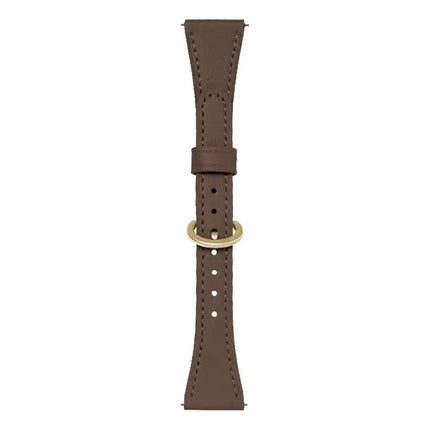 XDFind Vegan Leather Watch Band 18mm 20mm Flat-Head