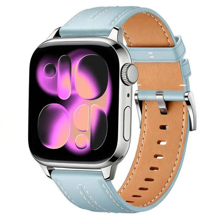 Apple Watch Band Vegan Leather Cowhide Texture Strap | Syndmart