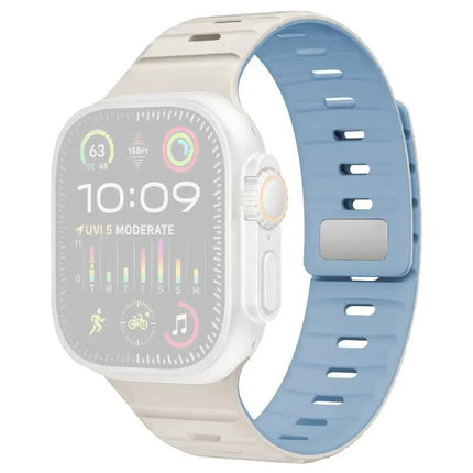 Silicone Magnetic Buckle Apple Watch Adjustable Band 38-49mm | Syndmart