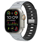 For Apple Watch 38 / 40 / 41 / S11 42mm / Light Grey + Black
