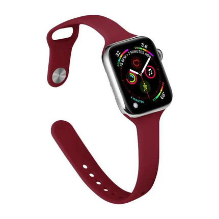Silicone Replacement Watch Band For Apple Watch 38-49mm | Syndmart